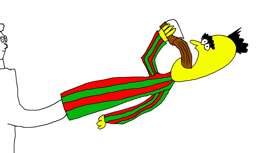 Bert drinking