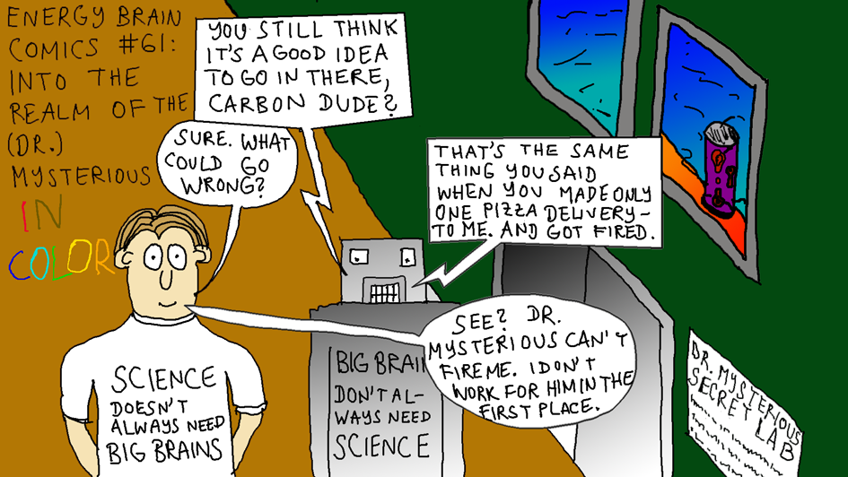 Energy Brain Comics #61 In Color