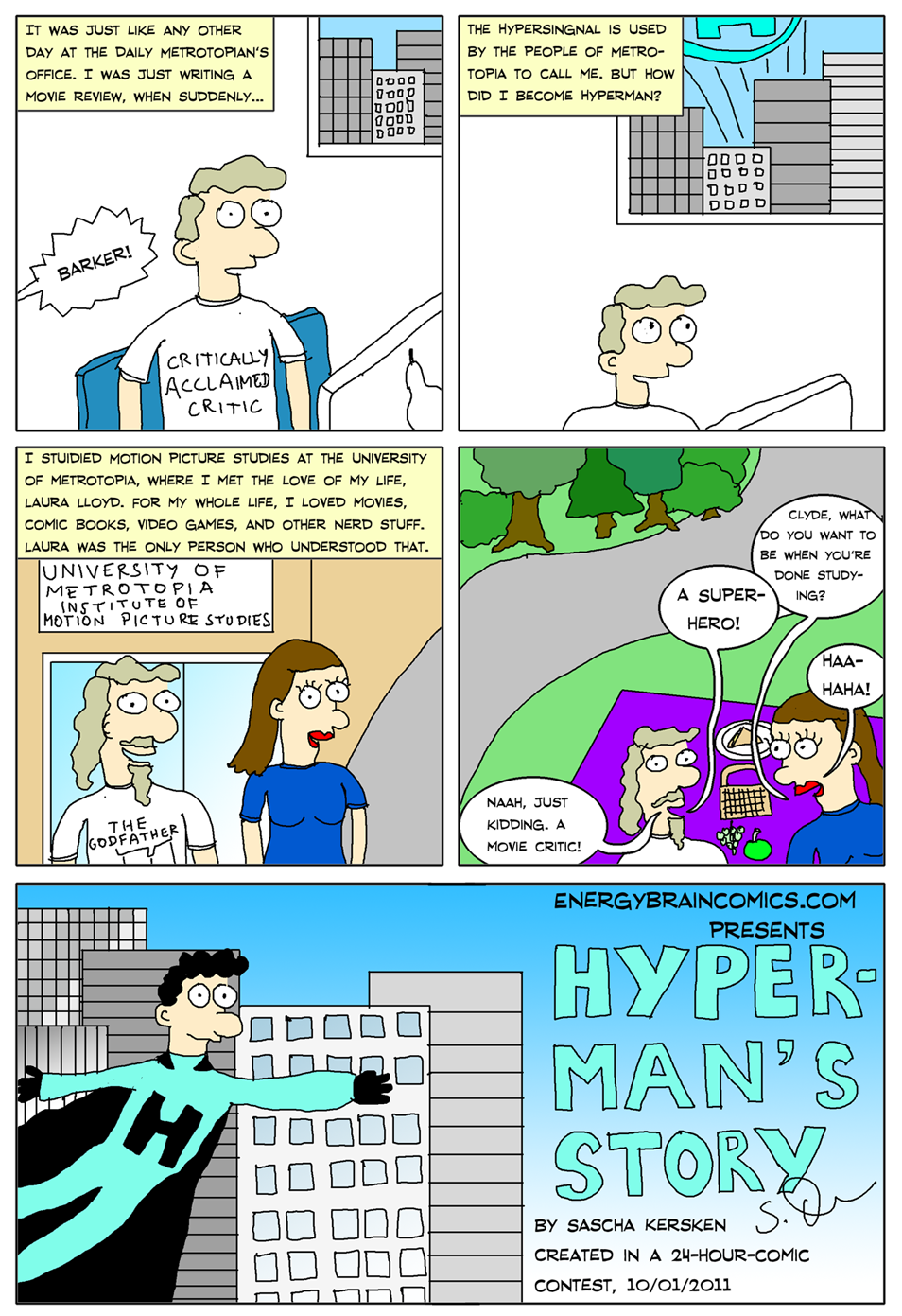 Hyperman Begins (page 1)